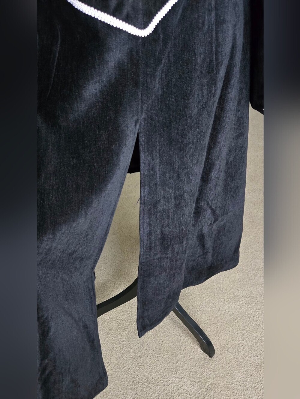 Gothic Medieval Long Coat With Hood #1290 - Picture 7 of 13